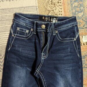 Rebel Bling Dark Wash Bootcut jeans